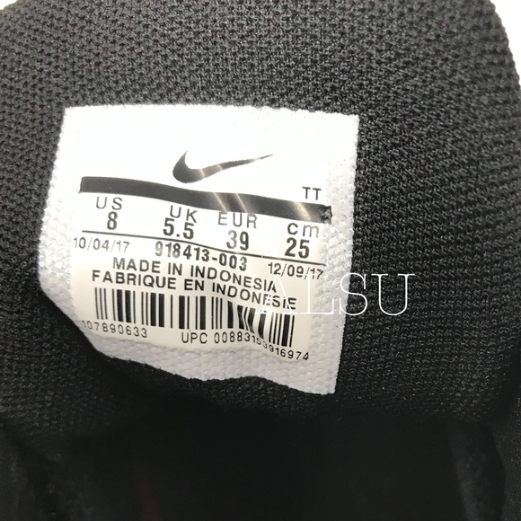 NWT Nike Air Max 95 SE Black White Noir W AUTHENT - Picture 8 of 8